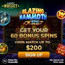 lucky nugget flash play|Online Casino – 40 Bonus Spins for $1 – Lucky Nugget.